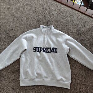 Supreme Collegiate Half Zip Pullover quarter zip fw 24